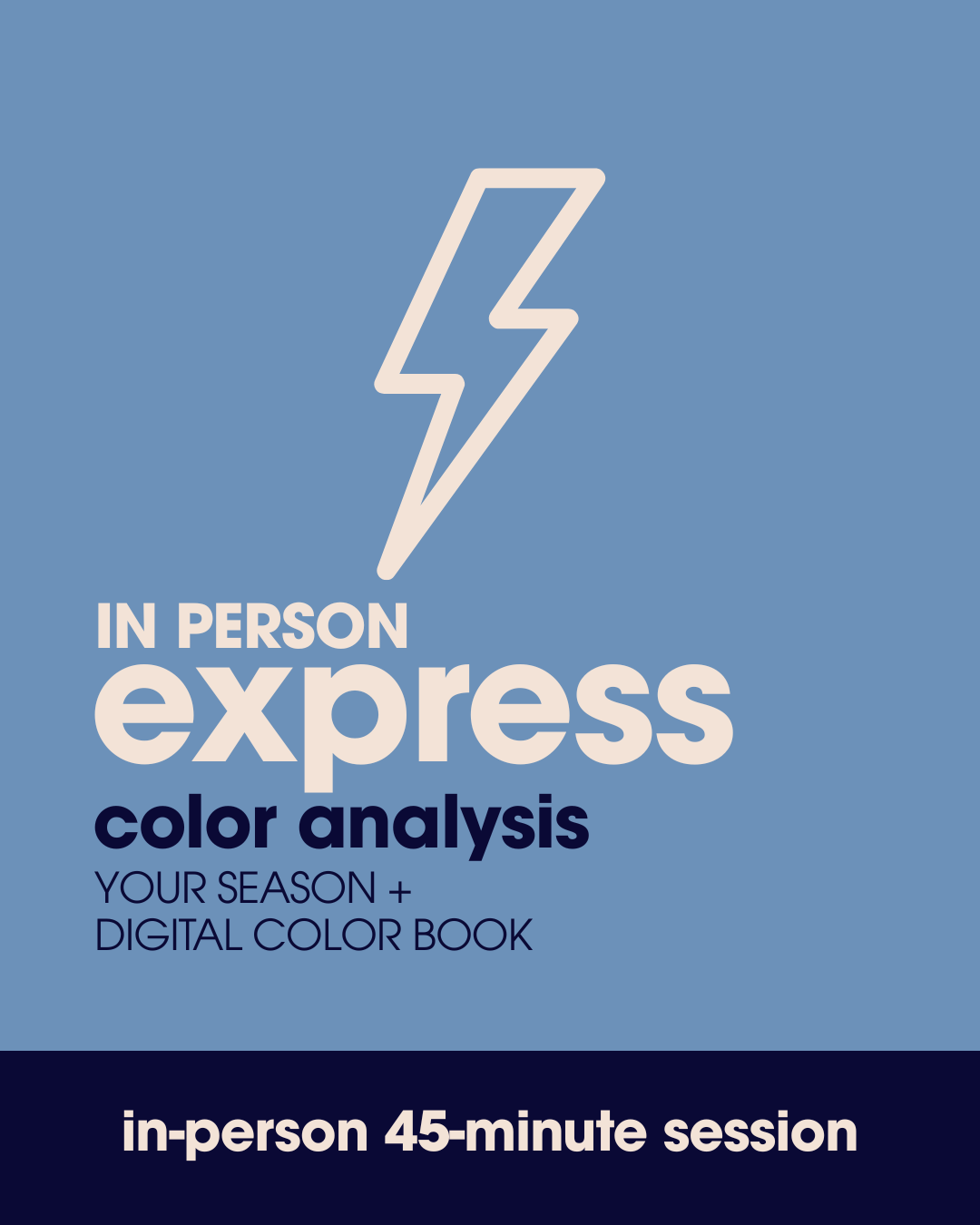 Color Analysis: In-person Express option
