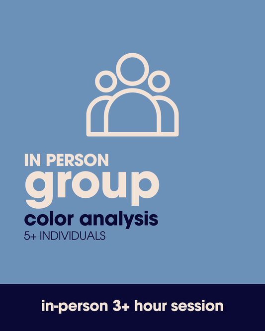 Color Analysis - Group (up to 10 people)