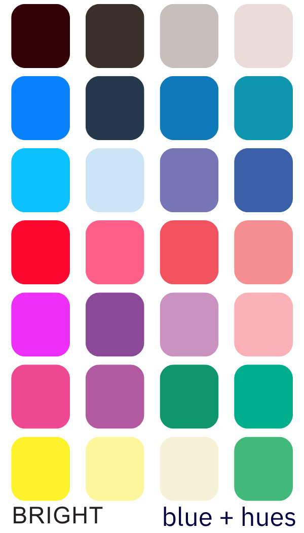 Color Analysis Season Acrylic Card