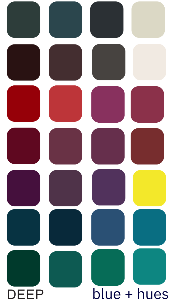 Color Analysis Season Acrylic Card