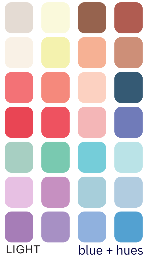 Color Analysis Season Acrylic Card