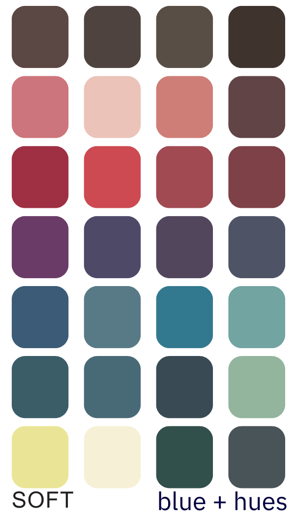 Color Analysis Season Acrylic Card