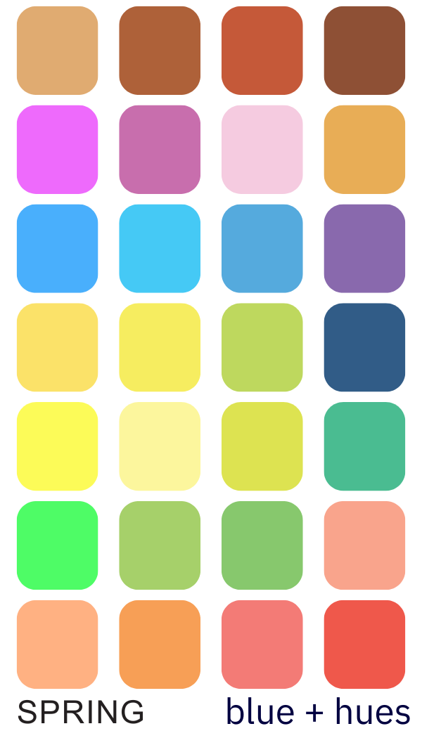 Color Analysis Season Acrylic Card