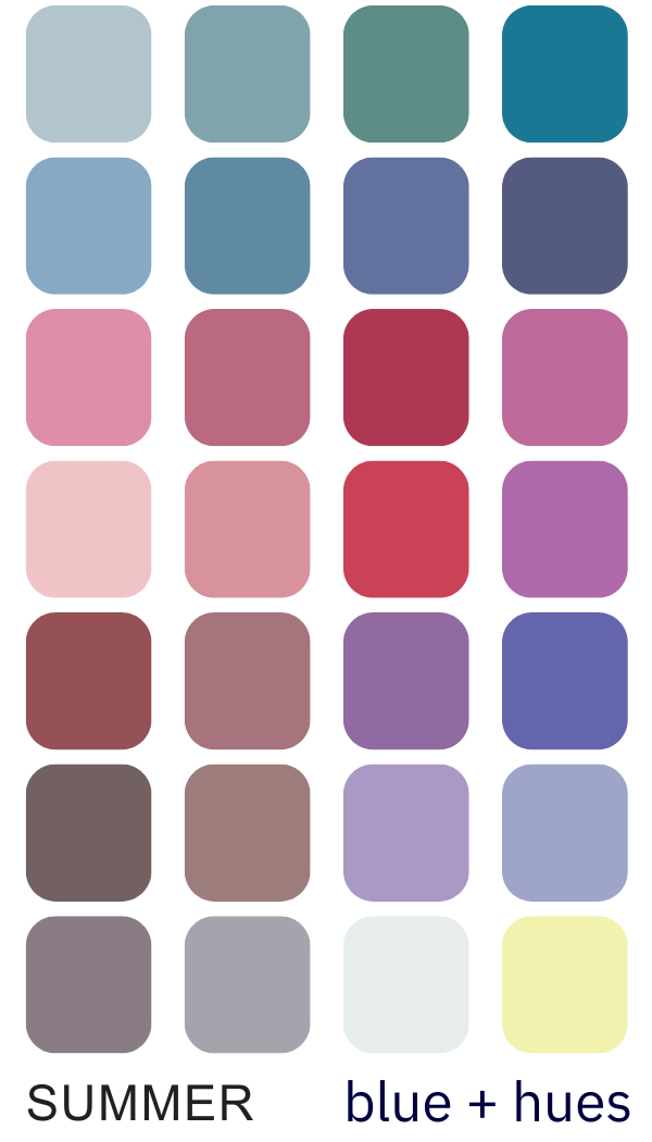 Color Analysis Season Acrylic Card