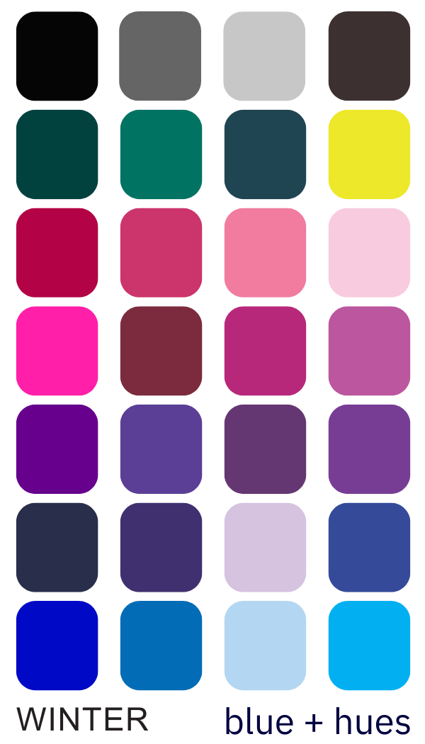 Color Analysis Season Acrylic Card